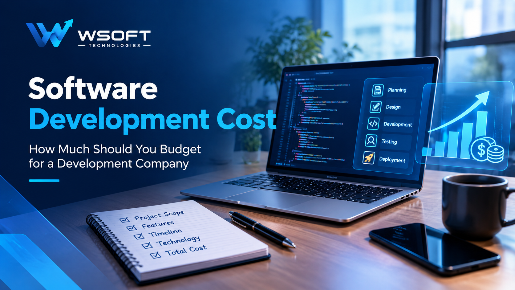 Software development cost and budgeting for a development company – Wsoft Technologies
